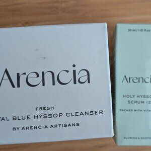 Arencia dual Hyssop Cleanser and serum (New / SEALED)